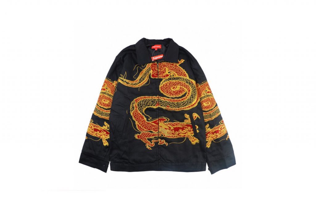 sup Jacket Chinese Dragon-“ED0H” Chinese Dragon 18FW Dragon Work Jacket